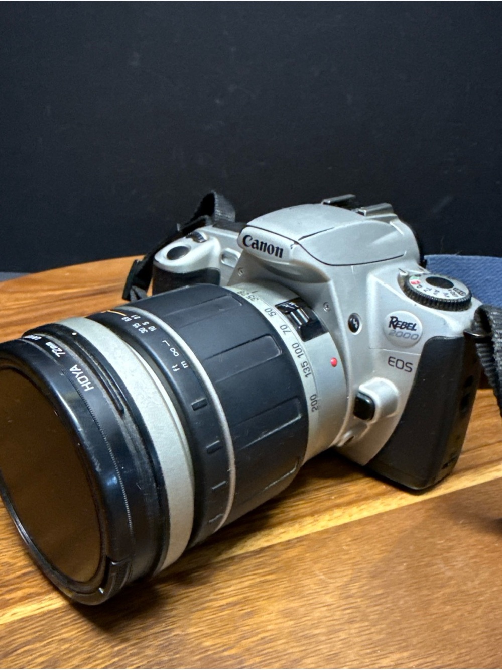 Cannon Rebel 2000 EOS Camera w/ Tamron LD 28-200 Lens Strap For Parts